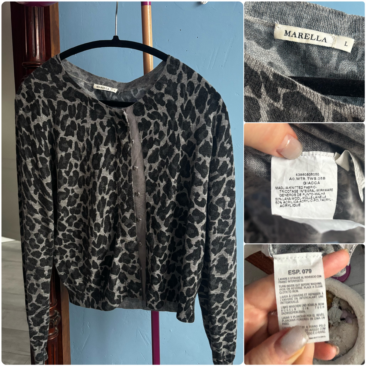  Состав 50 шерсть 50 акрил, к телу очень приятный