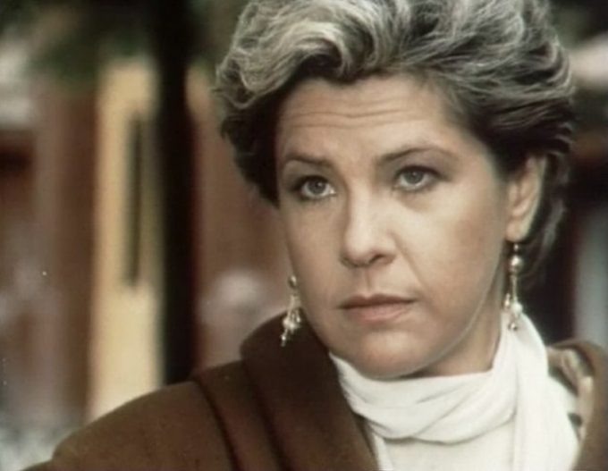    Татьяна Догилева на съёмках фильма «Стрелец неприкаянный» в 1993 году.