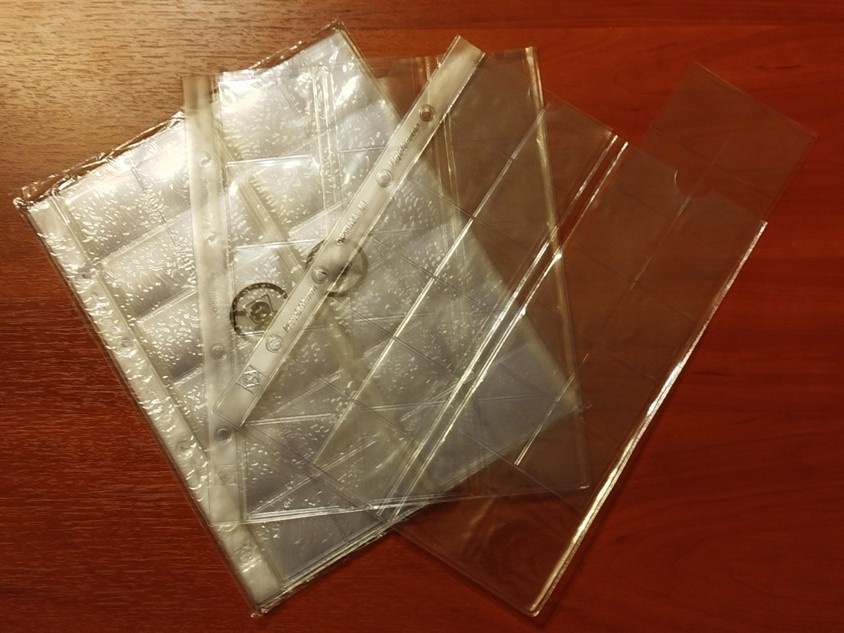 Скользящие листы для монет