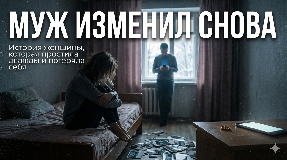 История женщины, которая поняла слишком поздно, что прощение убивает не измену, а самоуважение