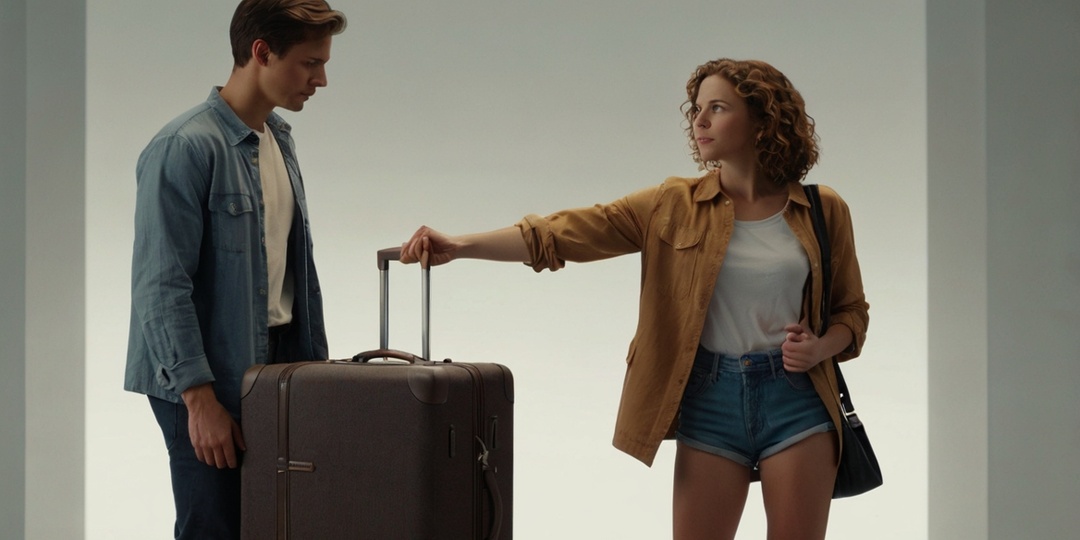 — Он решил, что я никуда не уйду. Чемодан стоял у двери.