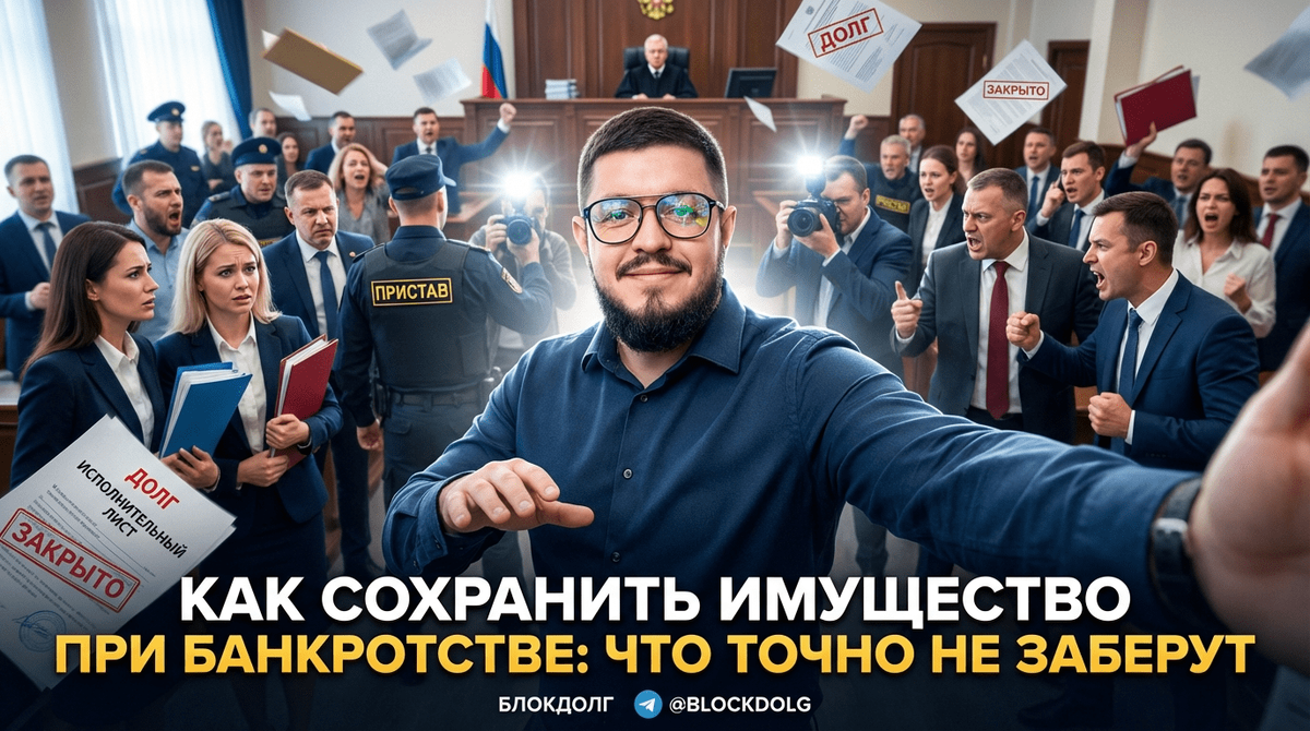    Законные способы сохранить имущество при списании долгов Максим