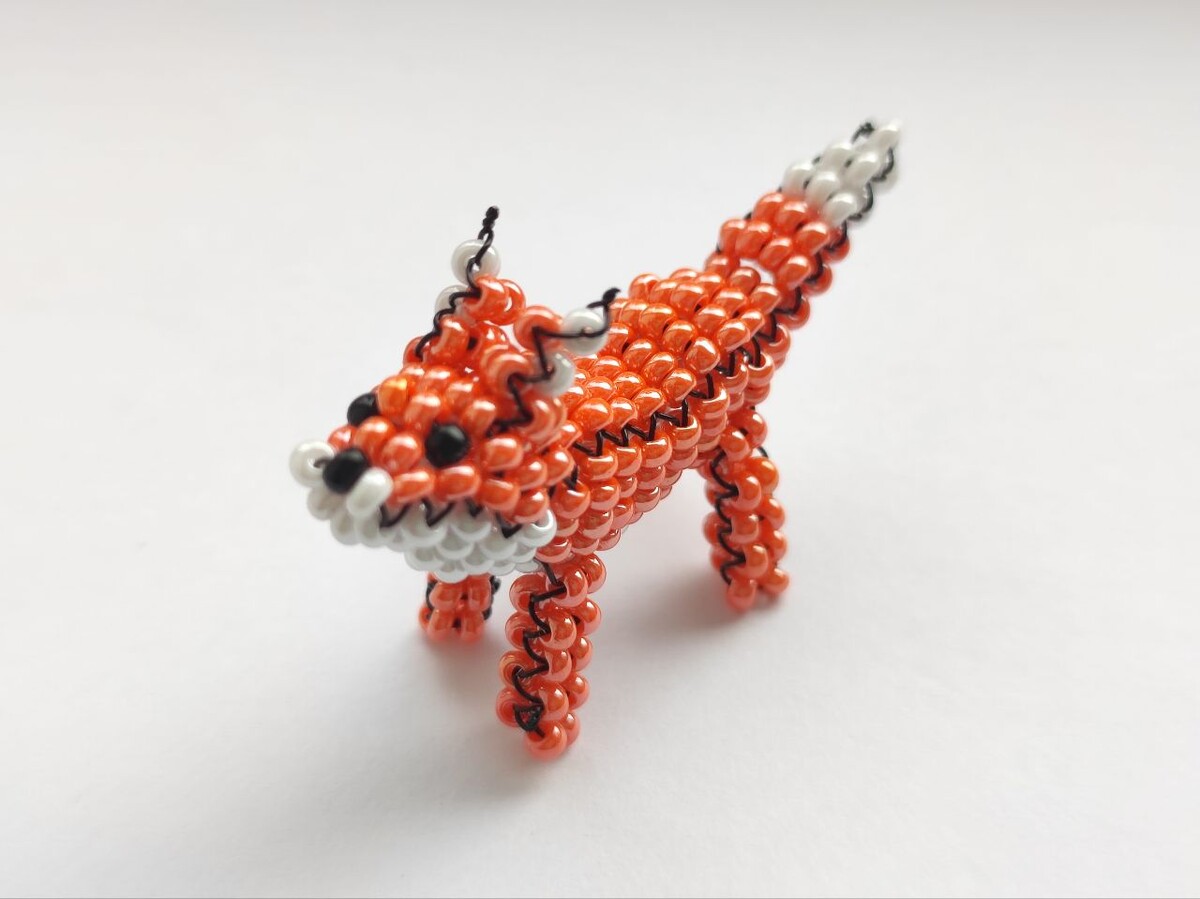 Лисёнок из бисера 