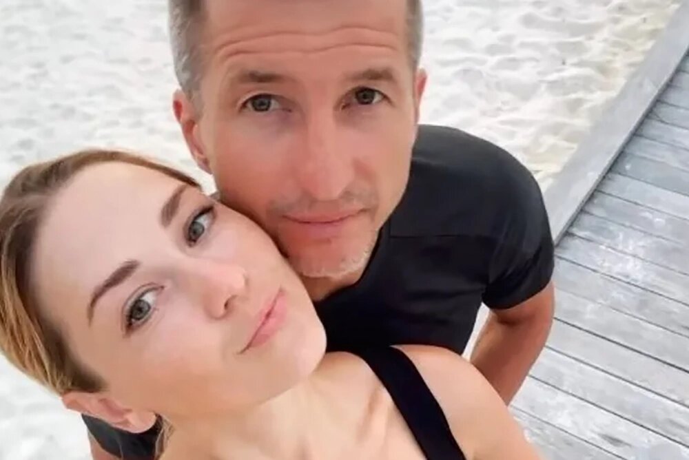    Евгений Алдонин с женой Ольгой. Фото: соцсети