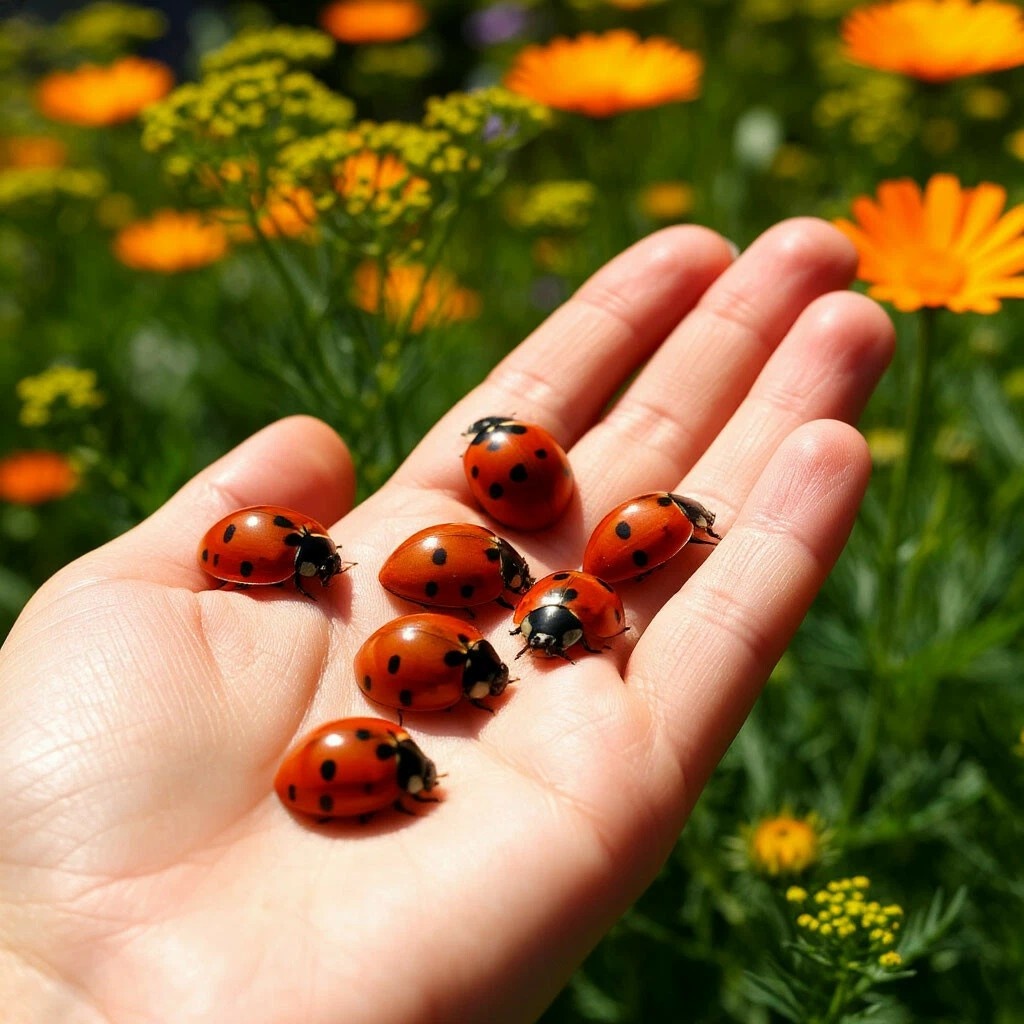 БОЖЬИ КОРОВКИ  И ВРЕДИТЕЛИ ПРОЧЬ.