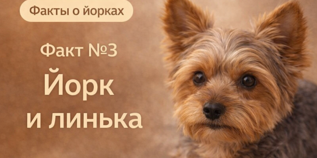 Факты о йорках.  Линяет ли йоркширский терьер. Йорк и линька