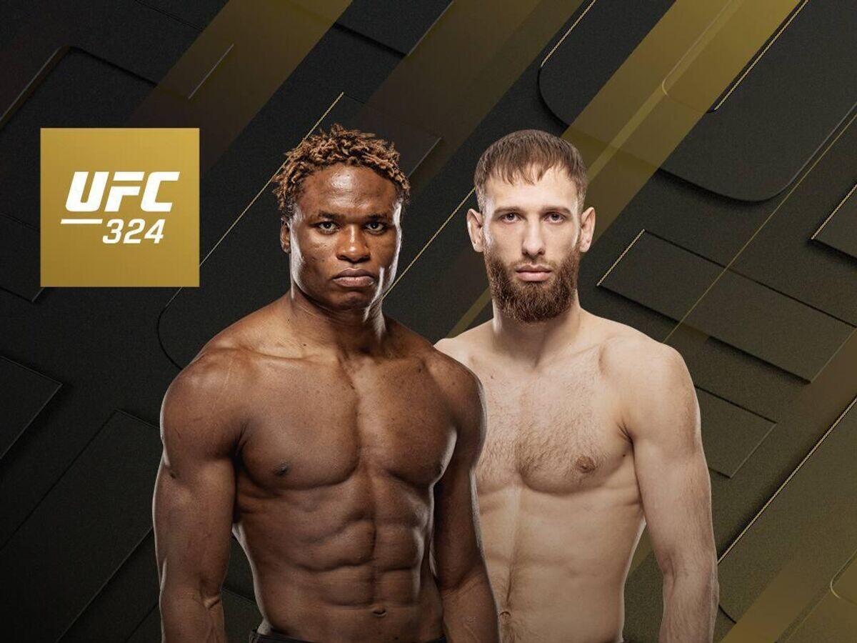   Афиша боя Гаутбе против Пуляева на турнире UFC 324 | © UFC Eurasia
