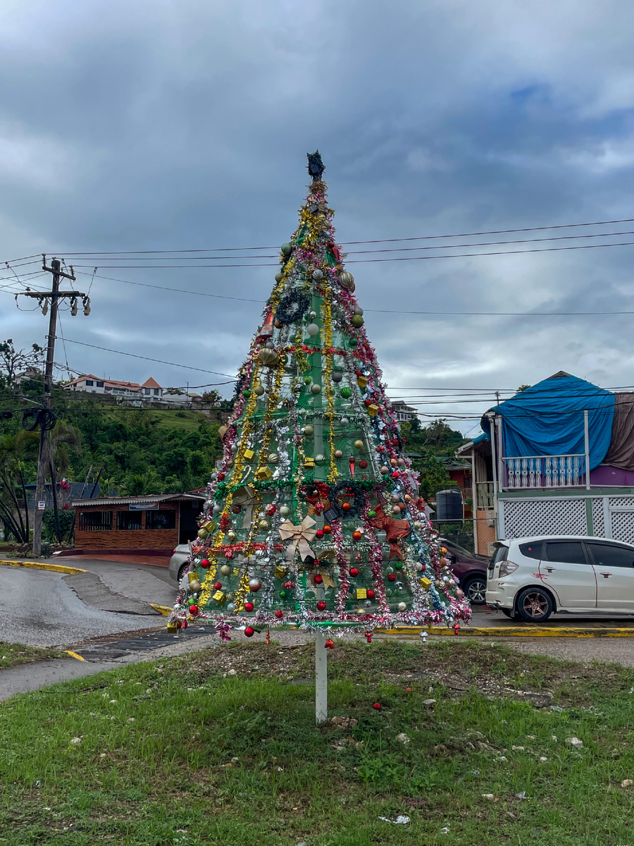 Мы прилетели под Новый год 