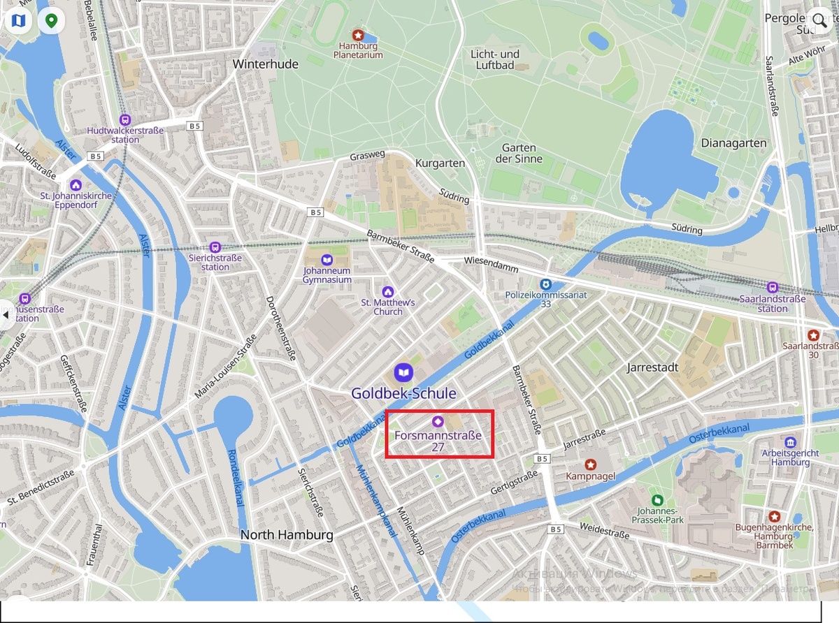 Мой временный домик на карте (из сети)