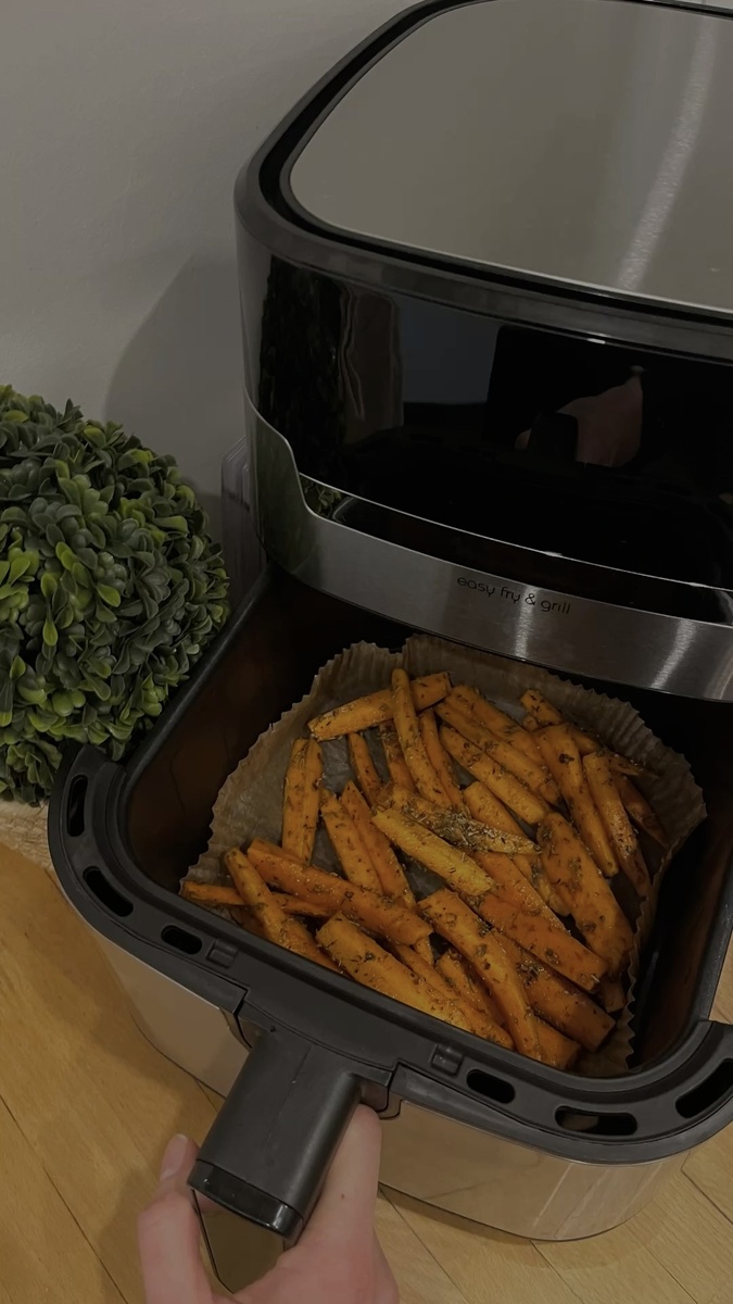 Картофель без масла в аэрогриле