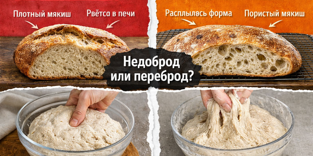 Недоброд или переброд: почему хлеб не получается таким, как вы ждёте