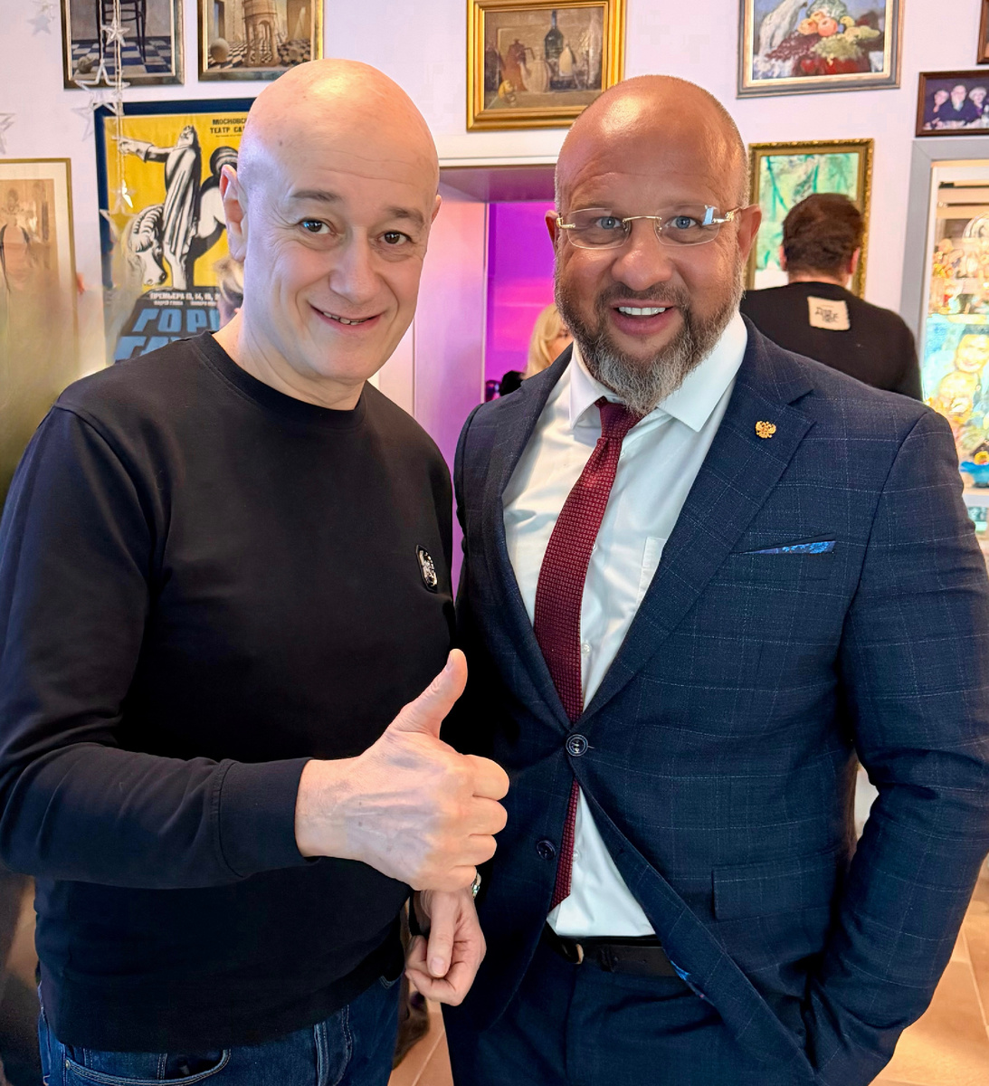 Игорь Борисович Сандлер и Георгий Александрович Жуков