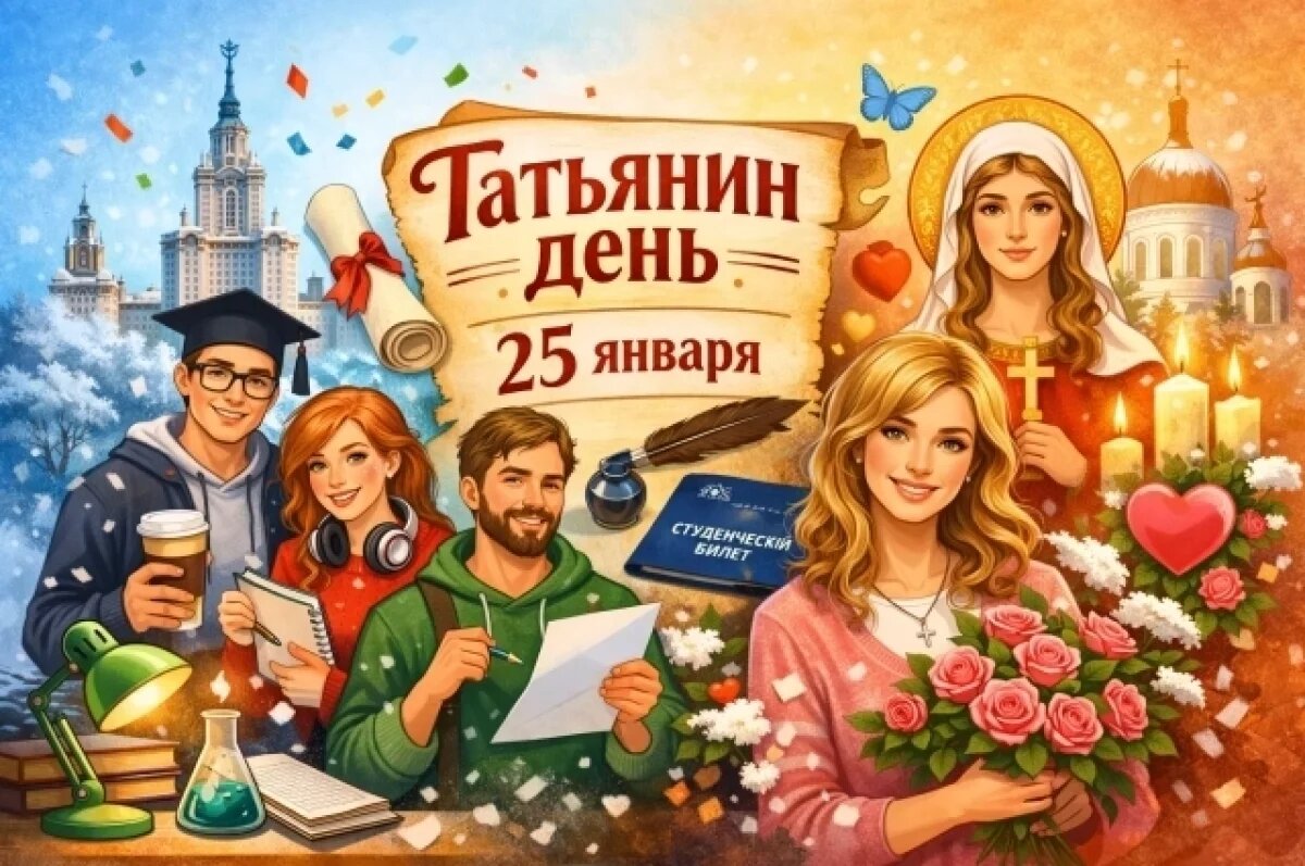    42 поздравления с Татьяниным днём: лучшие слова для студентов и Татьян.