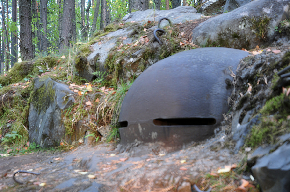 Бронеколпак в замке Кархумяки