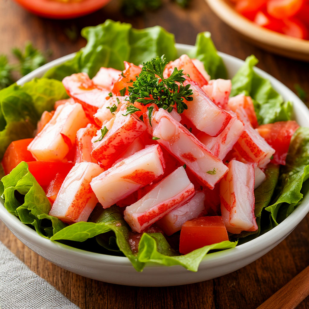 Салат с крабовыми палочками