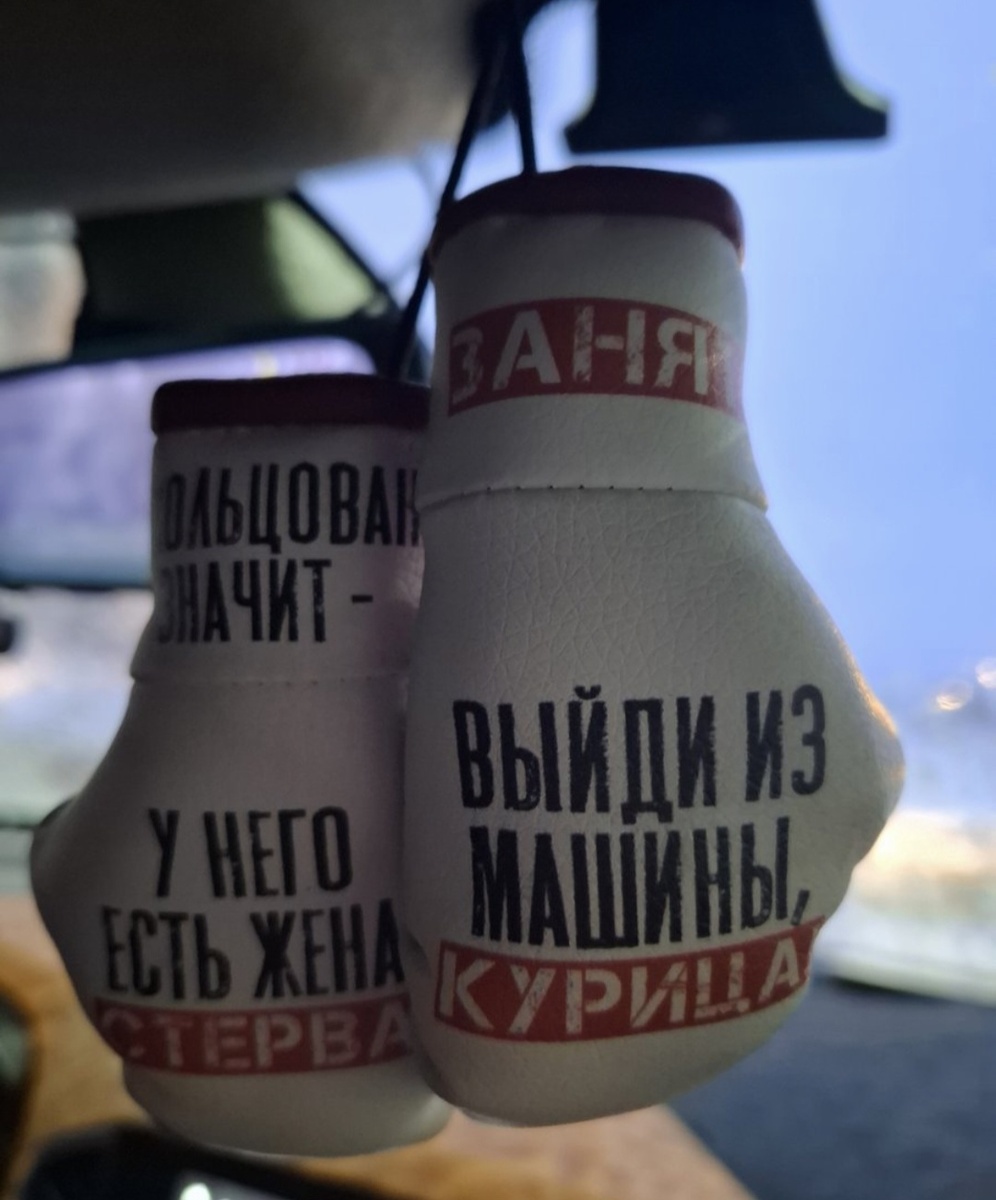 Этот «оберег» висит в машине у мужа😈 я не ревнивая, но мне понравилась надпись