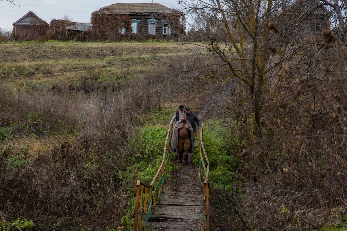 Село Чинчурино. На съёмках фильма «Диверсанты».