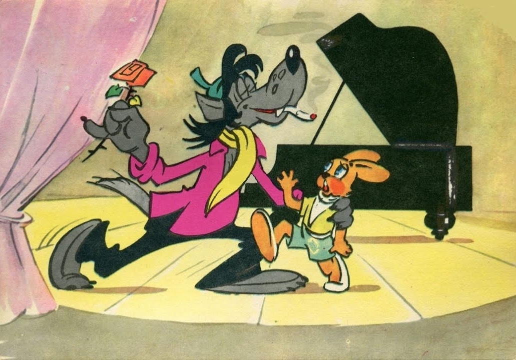 Кадр из советского мультсериала «Ну, погоди!» (1969-1986)