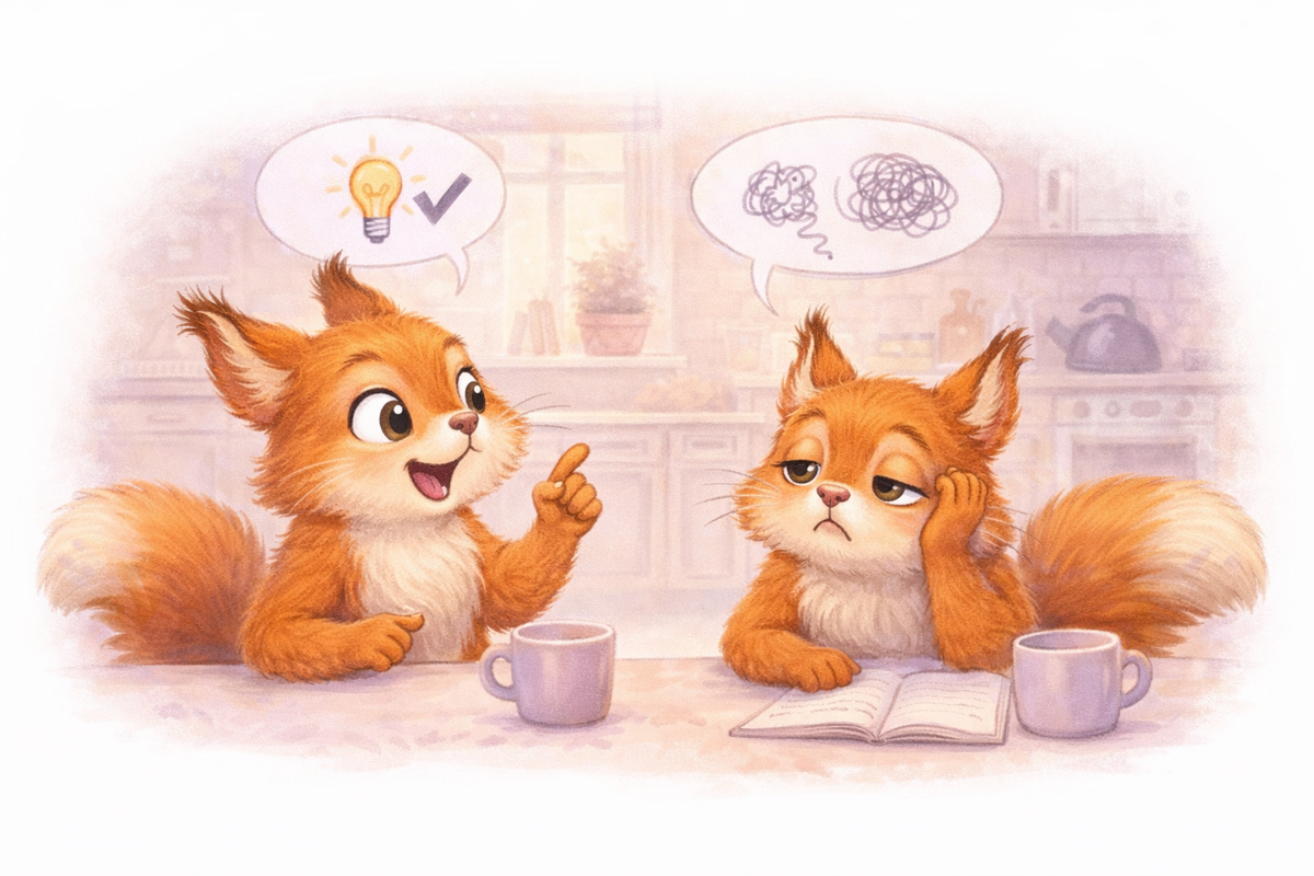 Муся дает советы, Шуша уже устала от этого