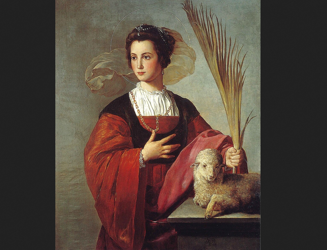 Алонсо Кано. "Святая Агнесса"