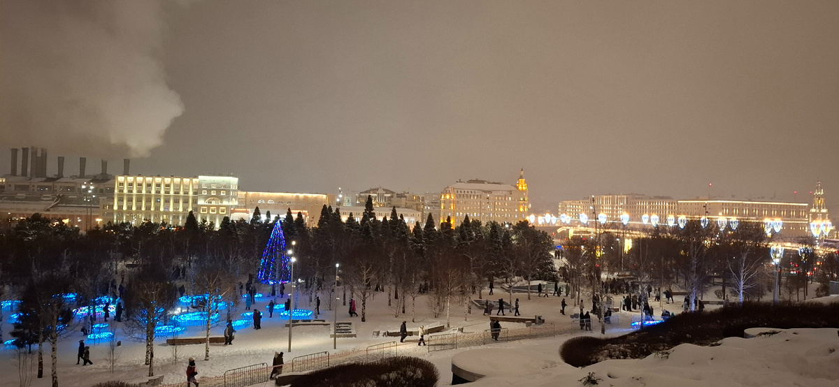 Панорама с парка "Зарядье"