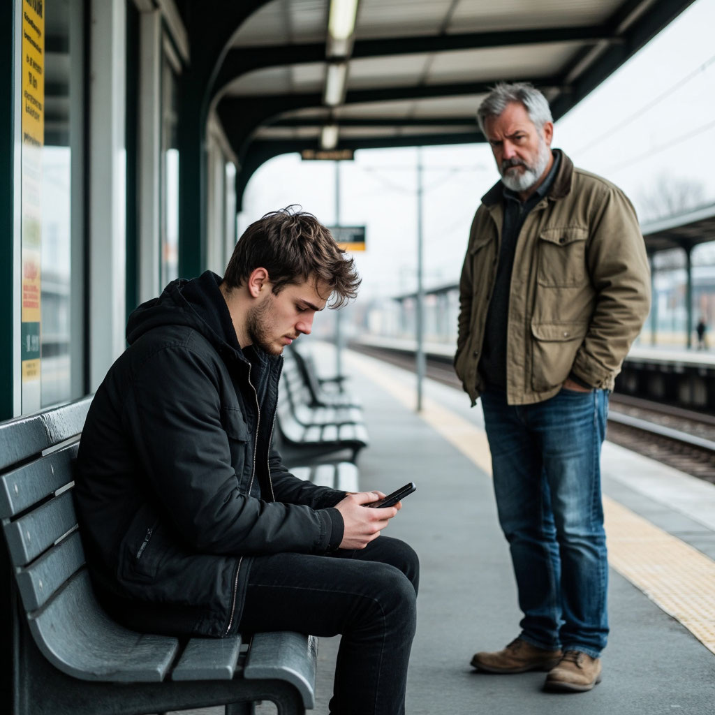 Опоздал на поезд, телефон сел, в кармане копейки