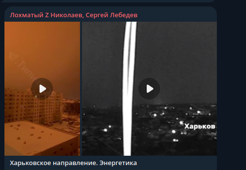    Фото: скриншот Telegram/"Лохматый Z Николаев, Сергей Лебедев"