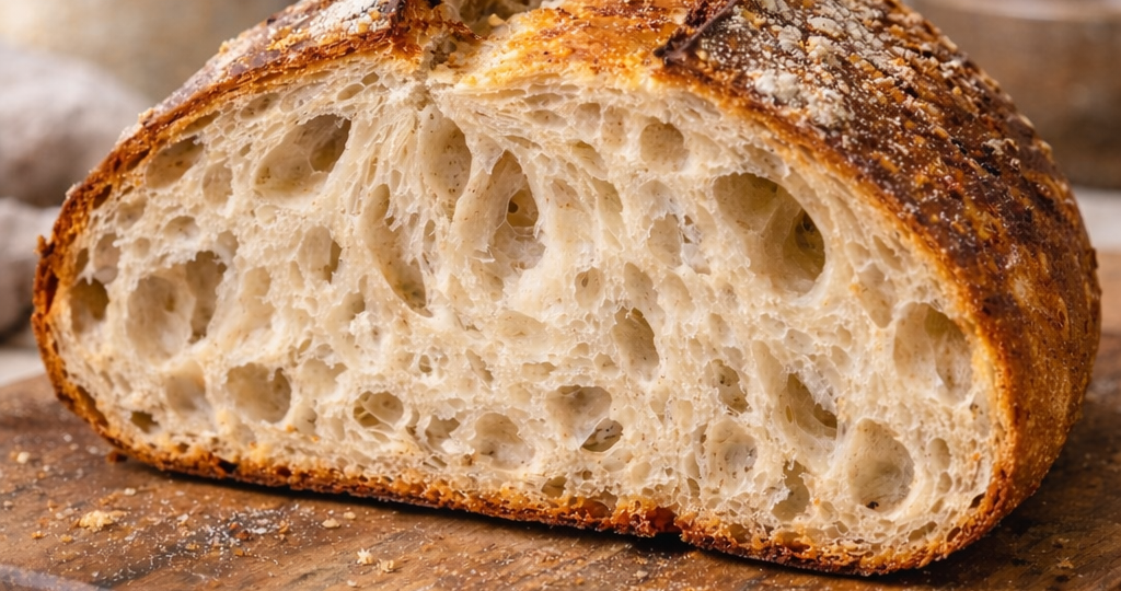 🍞 Тартин на закваске: как получить хорошее раскрытие и живой мякиш