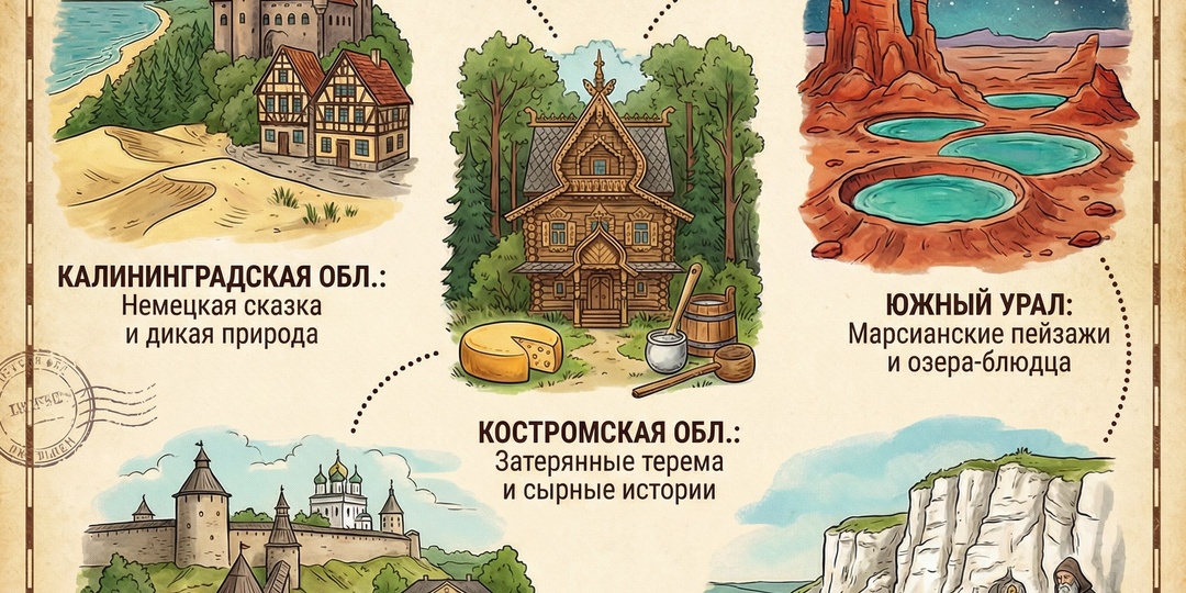 Устали от толп? 5 идей для путешествий по России, где вы еще не были