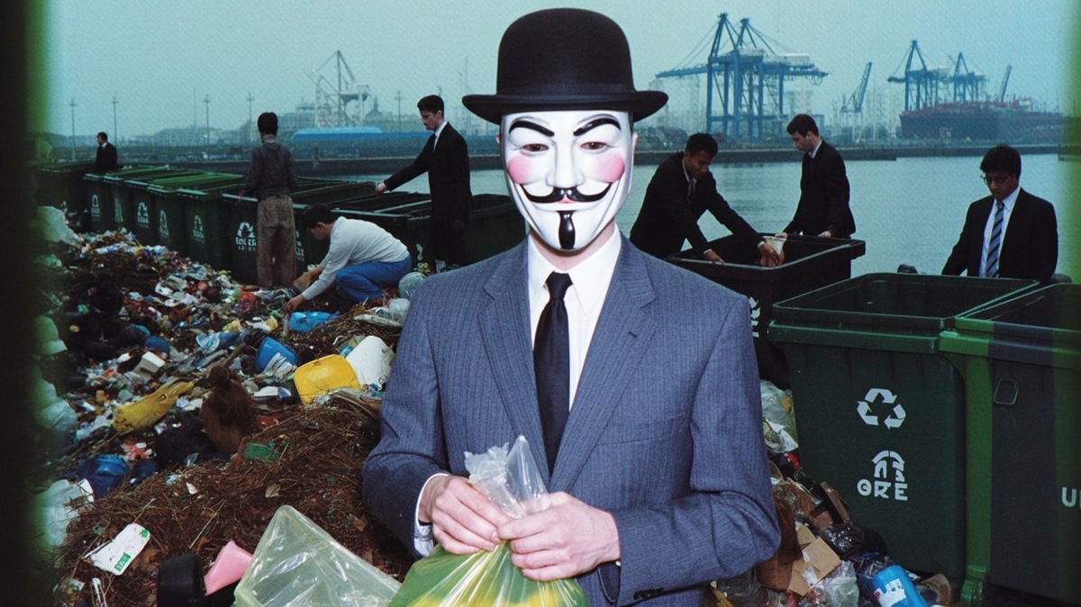 Мистер Никто пришёл на свалку, но не выбросить мусор, а продать его