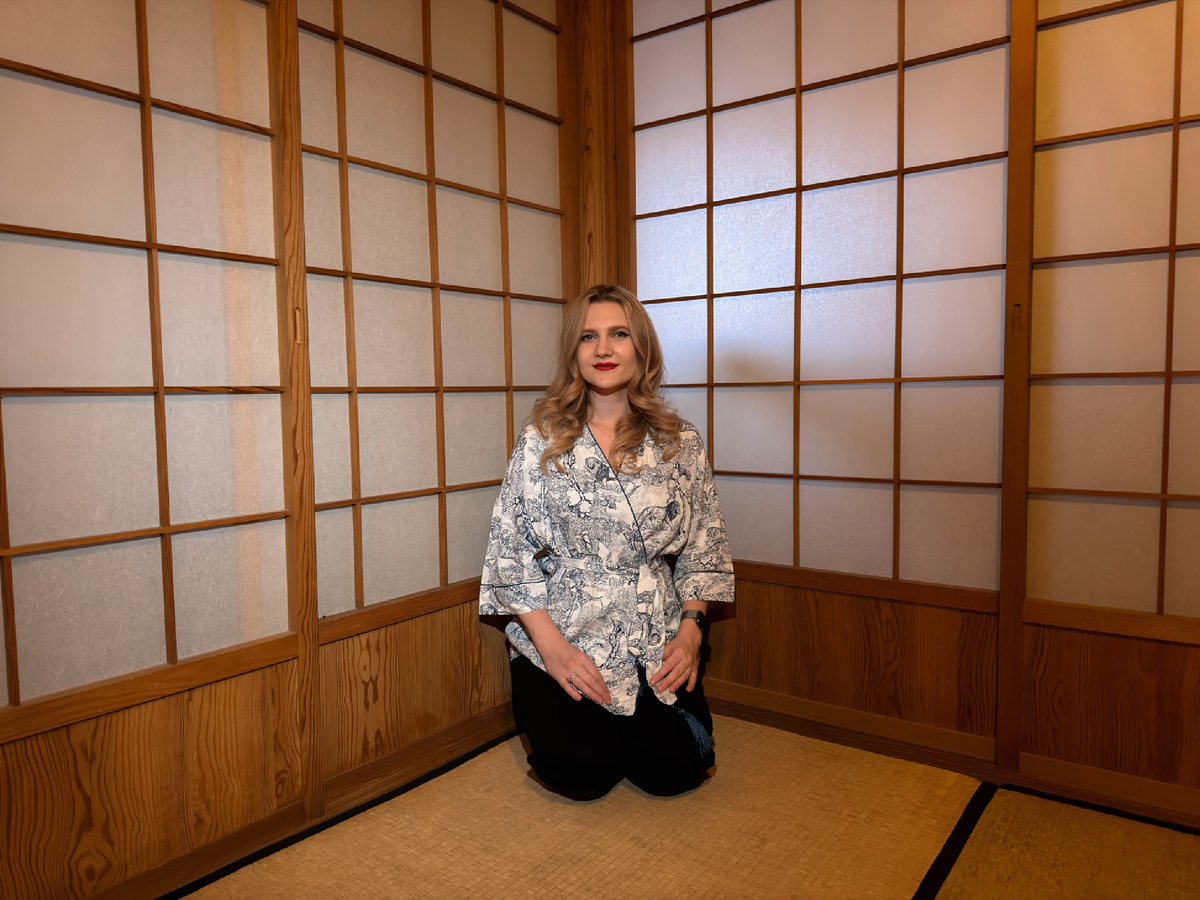 так выглядит комната с татами