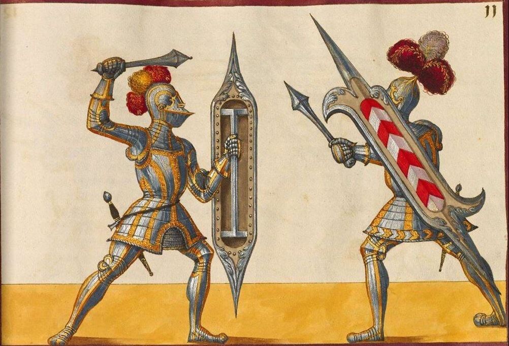 Как куртуазно надавать рыцарю по щам.