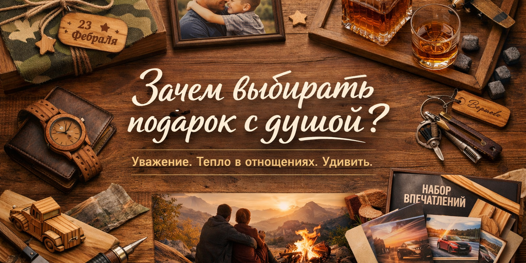🎁 Что подарить на 23 Февраля 2026 — идеи для мужчин с душой