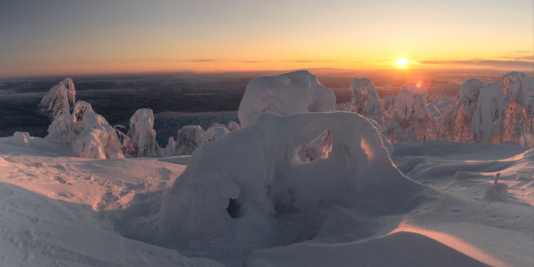 Рассвет на горе Полюд