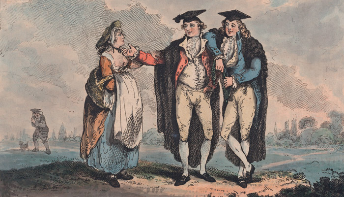 Студенты (Томас Роулэндсон, 1793 год). Фото: commons.wikimedia.org