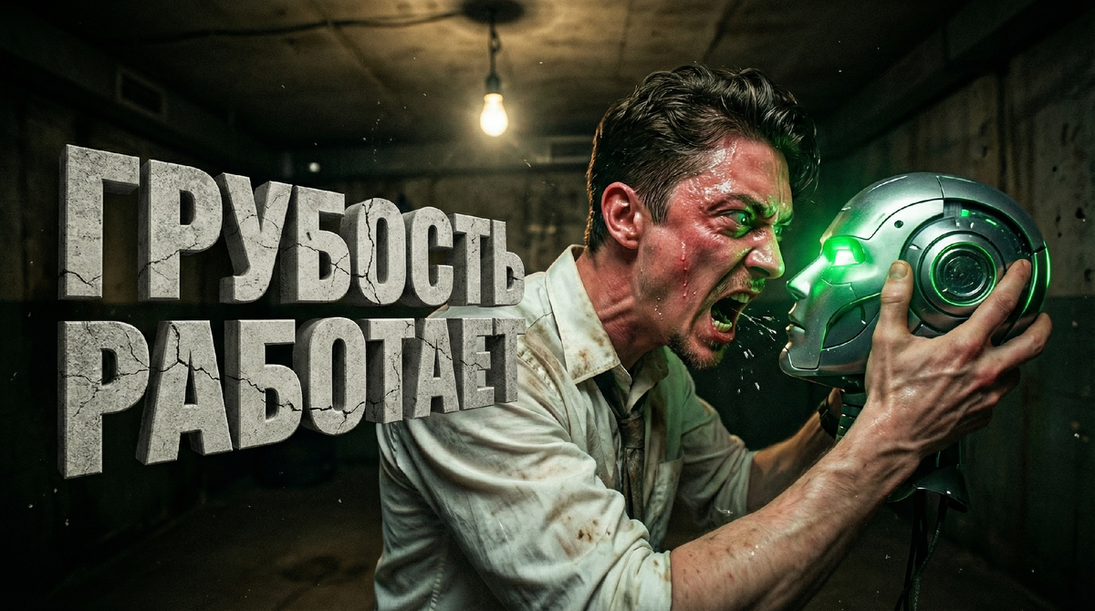 Надо ли хамить нейросети? Новые исследования (и почему это отменяет эмпатию) 