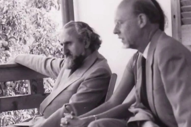 Титус Буркхардт (справа) и Фритьоф Шуон (слева) / Источник: ordoabchao.ca