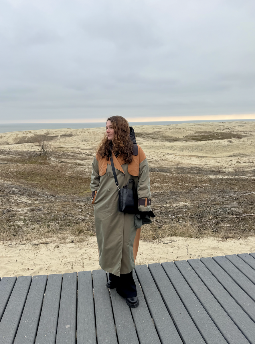 Тот самый тренч, который я шила для поездки