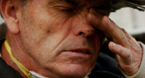 Иногда и брутальные мужчины суровых профессий не могут сдержать слёз / Фото: pxhere.com