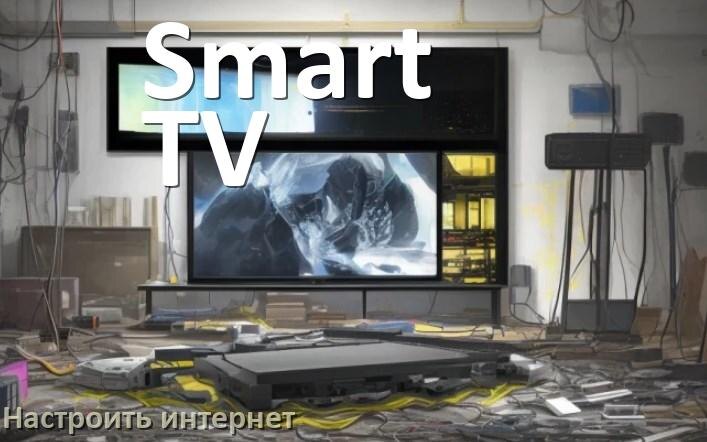 
Как на телевизоре Smart TV настроить интернет через Wi-Fi или кабель