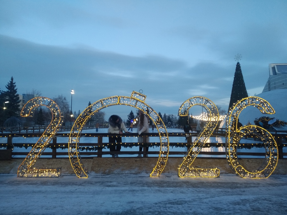 Площадь Мира - 2026, Красноярск (личное фото)