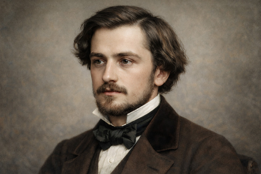    Александр Афанасьев в молодости    
Изображение сгенерировано с помощью ChatGPT