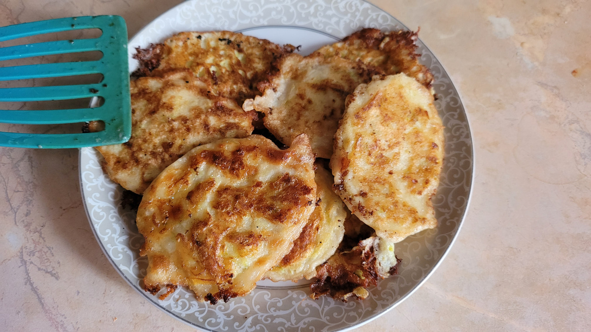 Оладьи из кабачков.