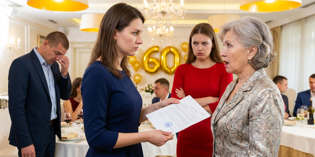 Родня мужа обиделась, что я пришла на юбилей без дорогого подарка, и высказала мне все в лицо