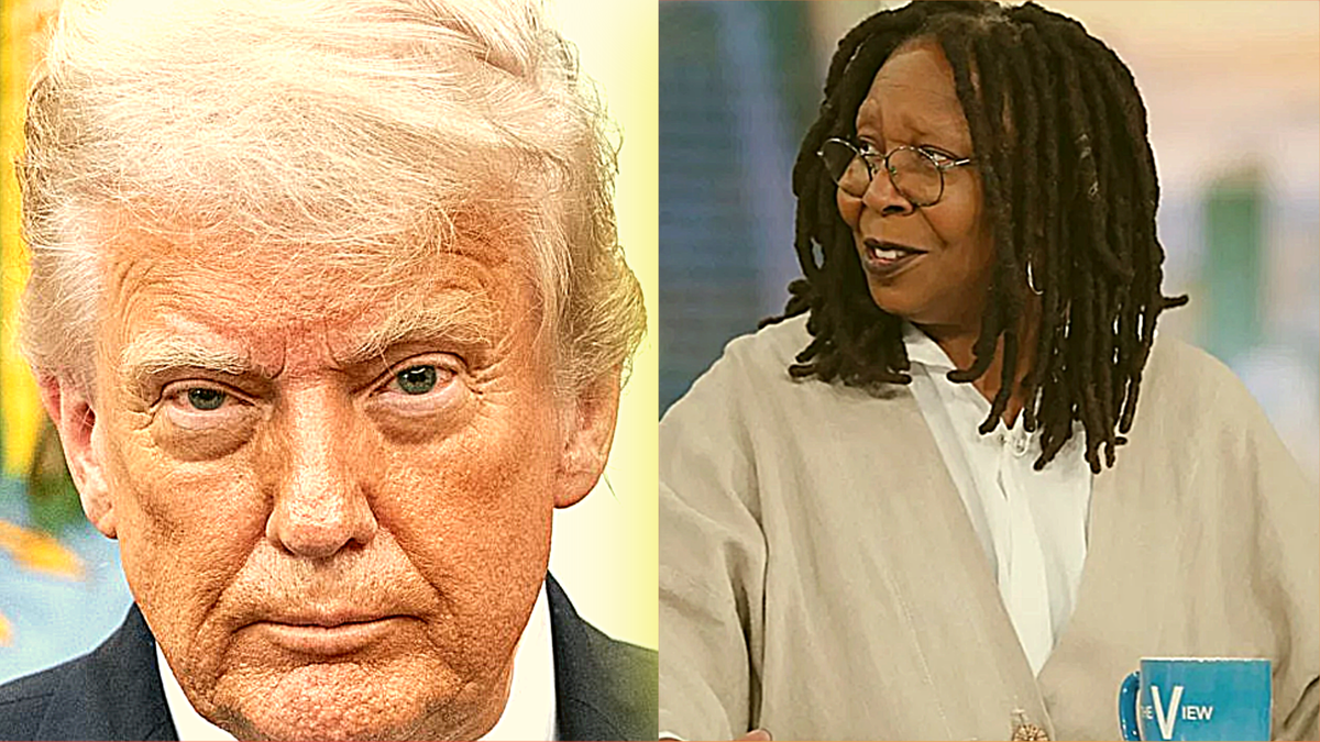 Дональд Трамп и Вупи Голдберг