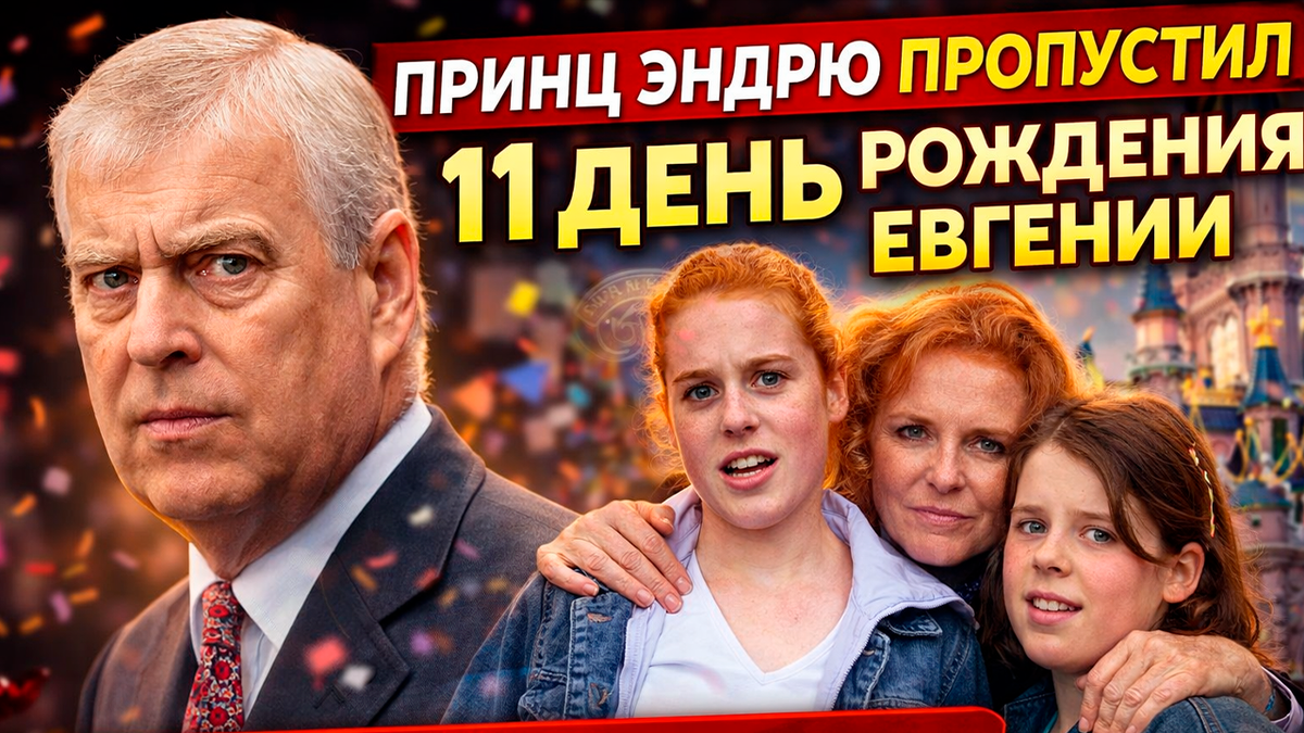 Принц Эндрю предпочёл пляжный домик Эпштейна 11-му дню рождения дочери в Диснейленде