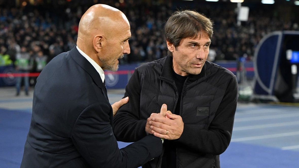    Лучано Спаллетти и Антонио Конте. Getty Images