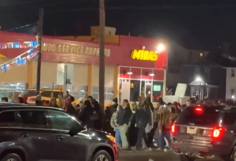    Протесты в Миннеаполисе. Фото: кадр видео