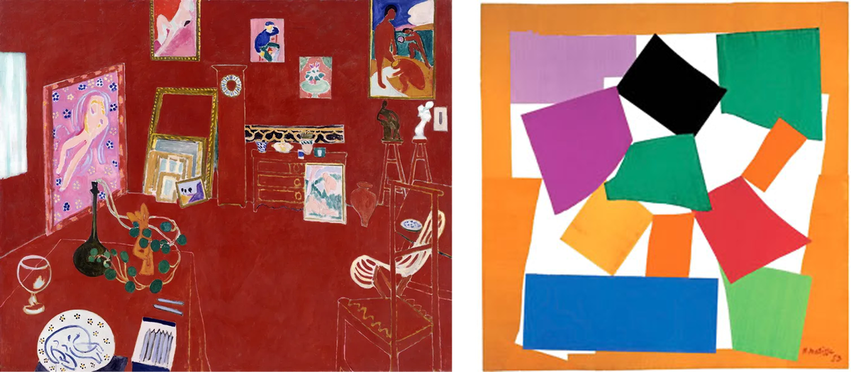 Анри Матисс «Красная студия» & «Улитка»