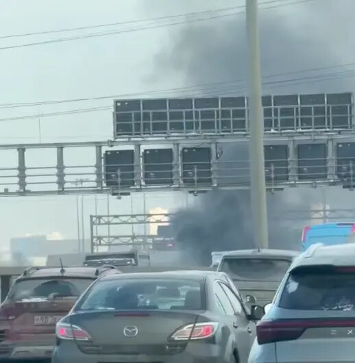    Фото: скриншот видео из telegram-канала «Мегаполис | ДТП и ЧП | Санкт-Петербург | Питер»